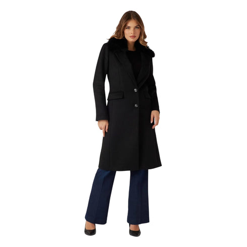 Guess Cappottino Cappotto Donna Karole con pelliccia XS - Francavilla Moda